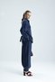 Agapi Indigo Belted Shirt and Trousers Set - 3
