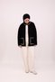 25104 Women's Shepherd Cardigan with Stitching Detail and Pockets, Black - 2