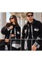 Wellsoft Lamb Feather Lined Unisex Jacket with Snap Fasteners on the Front for Women and Men - 2