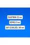 Defne 52 Ekartman Round Oval Bone Transparent Women Men Unisex Blue Light Protection Screen Glasses - 6