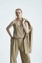 Hila Dore Beige Premium Vest with Buttons - 5