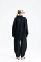 Yellow Linen Carrot Pants Shirt Black Suit - 6