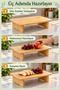 Standing Bamboo Rectangular Cutting Board, Cutting Board, Bread Board, Meat Board, Vegetable Board - 6