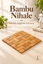 1 Piece Bamboo Checkered Trivet Healthy Bamboo