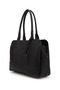 Women's Black Long Strap Hand and Shoulder Bag - 5