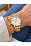 30 Mt Water Resistant Women's Wristwatch and Bracelet with Steel Cord