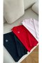 Navy blue blouse with embroidered detail - 6