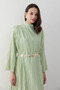 Belted Voile Crash Dress 32-2884 - 6