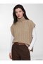 Quality Pieces from Çelebi Store Fisherman Roba Collar Embroidered Women's Knitwear Sweaters - 3