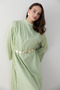Belted Voile Crash Dress 32-2884 - 8