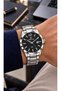 Steel Cord Calendar Dial 3 Atm Water Resistant Men's Wrist Watch EDK.1.13567-1 - 4