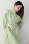 Belted Voile Crash Dress 32-2884 - 7