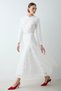 Lace Belted Dress 32-2648 - 5