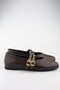 Bitter Brown Ballerina Studded Double Buckle Women's Ballerina |   Daily Comfortable Flat Sole Mary Jane Shoes Fashion - 4