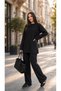 Women's Cotton Comfortable Fit Casual Top and Bottom Set