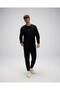 Em554-Bk Men's Sweatpants Black - 2