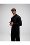Em580-Bk Men's Half Zipper Black Sweat - 8