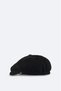 Men's Black Wool Blend Cap Hat A52Y9203 - 2