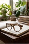 Cateye Blueblock 56 Ekartman Leopard Pattern Optical Compatible Prescription Glass Can Be Installed - 7