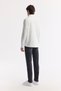 Men's White Buttoned Collar 100% Cotton Oxford Regular Fit Shirt B002034 - 4