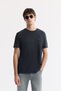 Men's Gray Classic Waist Cotton Vintage Washed Berlin Slim Fit Jean Trousers A51Y3517 - 3