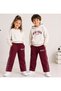 M7010059 Jeans Printed Children's Sweatpants Claret Red
