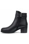 Termera Genuine Leather Orthopedic Heeled Women's Boots Black - 4