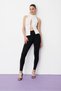 Women's Halter Neck Low-Cut Detailed Blouse