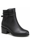 Termera Genuine Leather Orthopedic Heeled Women's Boots Black - 3