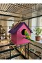 Wooden Budgie Lovebird Bird House Folluk 15X15X20 cm
