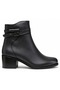 Termera Genuine Leather Orthopedic Heeled Women's Boots Black - 2