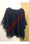 Women's Plus Size Black Loose Sequined Chiffon Blouse Pants Set - 3