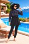 Water Repellent Parachute Hijab Swimsuit - 2
