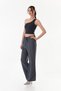 Palazzo Trousers with Pocket Stone Detail and Elastic Waist - 4