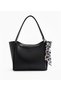 Black Large Capacity Scarf Handbag and Shoulder Bag (Scarf Color May Vary)