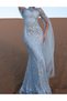 Rochie lunga, albastru deschis - 3