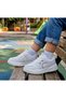 Cool Jacob Lace-Look Velcro Sneakers Orthopedic Children's Sports Shoes White - 8