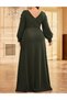 Rochie lunga, Verde inchis - 2