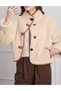 Reversible jacket, cream/brown - 4