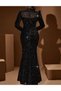 Rochie lunga, Negru - 5