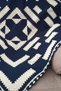 Geometric - Hand Knitted Sofa Throw & Tv Blanket & Knee Blanket - 2