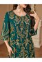 Rochie medie, Verde - 4