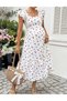 Rochie lunga, Alb - 7