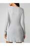 Rochie scurta, Gri - 3