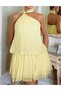 Rochie scurta, Galben - 2