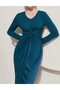 Rochie medie, Albastru - 4