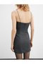 Rochie scurta, Gri - 3