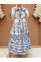Rochie lunga, Alb - 4