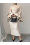 Rochie lunga, Crem - 3