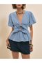 Bluza, Albastru/Alb - 2